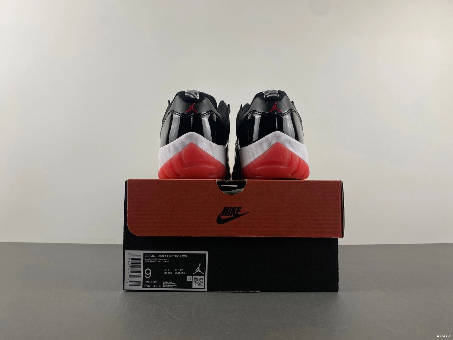 Low Jordan 'Bred' 2025 FV5104-006 11 Air Retro 0308